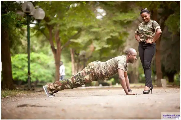 Checkout This Cute Military Styled Pre-Wedding Photo Shoot